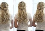 Half Up Hairstyles Youtube Bridal Hair Tutorial Half Up Half Down