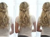 Half Up Hairstyles Youtube Bridal Hair Tutorial Half Up Half Down