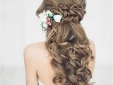 Half Up Half Down Hairstyles for Wedding Guest 38 Gorgeous Half Up Half Down Wedding Hairstyles Wedding