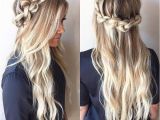 Half Up Half Down Hairstyles Knot Knotted Crown Braid Half Up Half Down Hairstyle Promhair