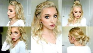 Half Up Half Down Hairstyles On Youtube Cute Summer Half Up Half Down Hairstyle Dutch Fishtail Braid
