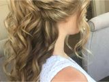 Half Up Medium Curly Hairstyles 41 Awesome Half Up Curly Hairstyles