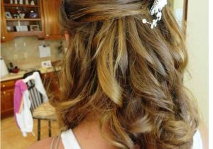 Half Up Straight Hairstyles for Weddings Half Up Half Down Wedding Updos Hairstyles for Medium