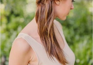 Half Up Straight Hairstyles for Weddings Straight Half Up Wedding Hair with Braid