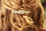 Half Updo Hairstyles for Shoulder Length Hair Wedding Hairstyles Half Up Half Down Medium Length