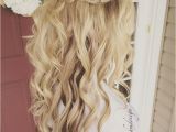 Half Updo Wedding Hairstyles Long Hair Pin by Shelby Brochetti On Hair Pinterest