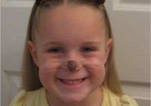 Halloween Hairstyles for Little Girls Cat Ears Using Your Own Hair Kids Hair Pinterest