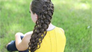 Hard Braid Hairstyles Diagonal French Loop Braid Cute Braid Hairstyles