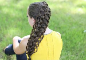 Hard Braid Hairstyles Diagonal French Loop Braid Cute Braid Hairstyles