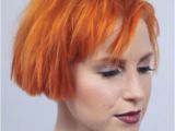 Hayley Williams Bob Haircut Celebrity orange Hairstyles Page 4 Of 8