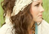 Hippie Wedding Hairstyles Gallery Hippie Headband Veil