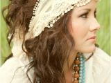 Hippie Wedding Hairstyles Gallery Hippie Headband Veil