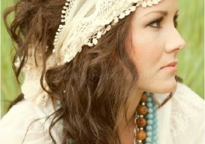 Hippie Wedding Hairstyles Gallery Hippie Headband Veil