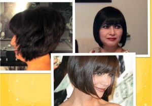 How to Cut A Bob Haircut at Home How to Cut Hair at Home Do A Short Stacked Chin Length