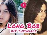 How to Cut A Bob Haircut Yourself How to Cut Your Own Hair Long Bob Diy Tutorials