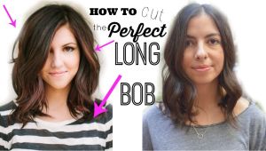 How to Cut A Long Bob Haircut Yourself How to Cut the Perfect Long Bob "lob Haircut"