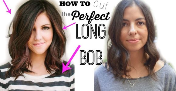 How to Cut A Long Bob Haircut Yourself How to Cut the Perfect Long Bob "lob Haircut"