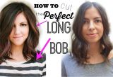 How to Cut Bob Haircut Yourself How to Cut the Perfect Long Bob "lob Haircut"