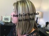 How to Cut Your Own Bob Haircut Diy Long Bob Haircut Tutorial How to Cut Your Own Hair In