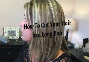 How to Cut Your Own Bob Haircut Diy Long Bob Haircut Tutorial How to Cut Your Own Hair In