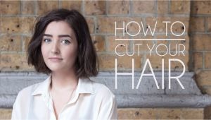 How to Cut Your Own Bob Haircut How to Cut Your Own Hair Short Hair Bob