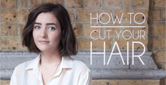 How to Cut Your Own Bob Haircut How to Cut Your Own Hair Short Hair Bob