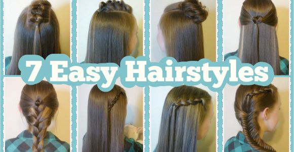 How to Do A Easy Hairstyle for School 7 Quick & Easy Hairstyles for School Hairstyles for