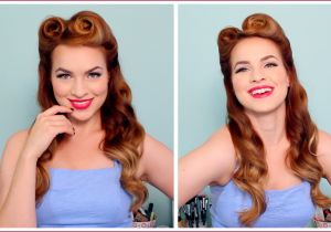 How to Do A Pinup Girl Hairstyle How to Do 1950s Hairstyles for Long Hair 1940 S 50 S Pinup