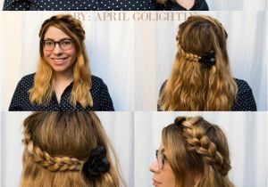 How to Do Braided Crown Hairstyles Half Up Crown Braid Tutorial Pinterest