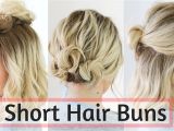 How to Do Cute Hairstyles for Medium Hair Quick Bun Hairstyles for Short Medium Hair Hair