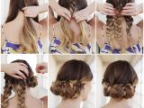 How to Do Cute Hairstyles On Yourself Creative Ideas Diy Easy Braided Updo Hairstyle