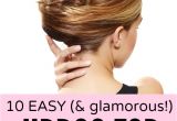 How to Do Easy Hairstyles for Medium Length Hair 10 Easy & Glamorous Updos for Medium Length Hair