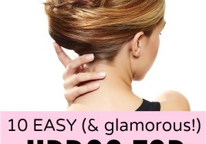 How to Do Easy Hairstyles for Medium Length Hair 10 Easy & Glamorous Updos for Medium Length Hair