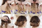 How to Do Easy Updo Hairstyles Yourself Creative Ideas Diy Easy Braided Updo Hairstyle