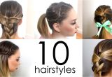 How to Do Quick and Easy Hairstyles 10 Quick & Easy Everyday Hairstyles In 5 Minutes