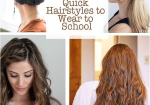How to Do Quick and Easy Hairstyles for School 16 Simple and Quick Hairstyles to Wear to School