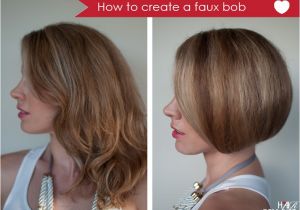 How to Fake A Bob Haircut Hair Tutorial How to Create A Faux Bob Hair Romance