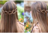 How to Make A Cute Hairstyle How to Create A Loop Waterfall Braid