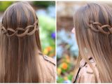 How to Make A Cute Hairstyle How to Create A Loop Waterfall Braid