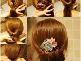 How to Make A Easy Hairstyle Diy Easy Twisted Hair Bun Hairstyle