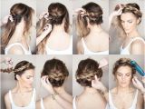 How to Make Crown Braid Hairstyle Braided Updos Prom Hairstyles Tutorials Hacks