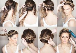 How to Make Crown Braid Hairstyle Braided Updos Prom Hairstyles Tutorials Hacks