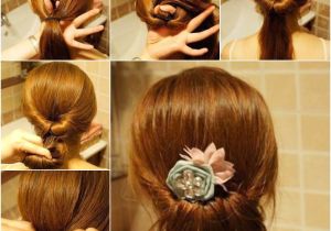 How to Make Easy Hairstyles for Medium Hair Diy Easy Twisted Hair Bun Hairstyle