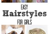 How to Make Easy Hairstyles for School Easy Hairstyles for Girls the Idea Room