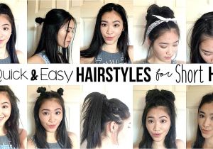 How to Make Easy Hairstyles for Short Hair 10 Quick & Easy Hairstyles for Short Hair How I Style