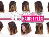 How to Make Easy Hairstyles for Short Hair 10 Quick and Easy Hairstyles for Short Hair