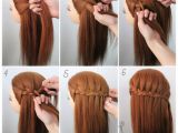 How to Make Waterfall Braid Hairstyle Three Strand Waterfall Braidsâ¤ Check Out the Steps Below 1