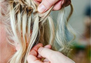 How to Make Waterfall Braid Hairstyle Waterfall Braid Plait Hair Tutorial fordham Hair Design