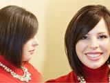 How to Style A Bob Haircut with Bangs A Line Haircut Tutorial Haircuts Models Ideas