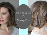 How to Style Your Bob Haircut How I Style My Messy Bob Laura S Natural Life
